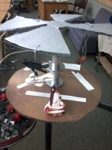 Here sit's Minos at the entry at the circle of the Carnal.