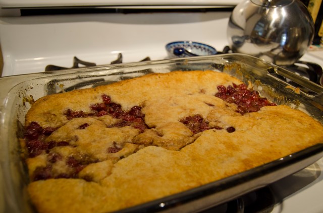 Sour Cherry Cobbler